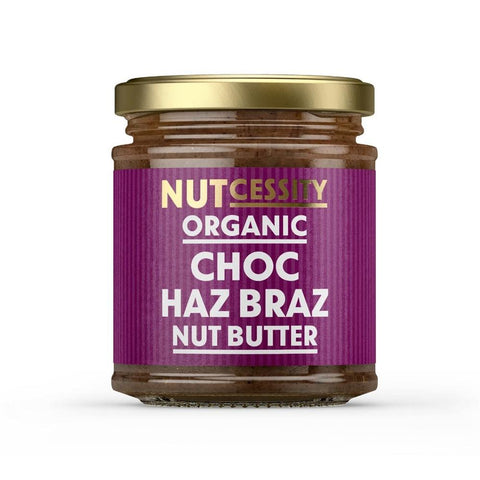 Nutcessity Organic Vegan Choc Haz Braz Nut Butter 170g