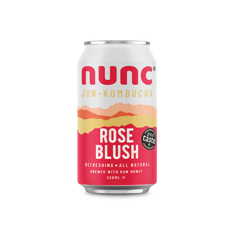 Nunc Rose Blush: Rose Petals, Lavender, Chamomile and Hibiscus Kombucha