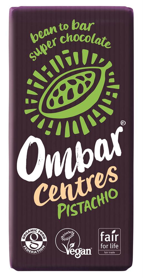 Ombar Pistachio Centres 70g