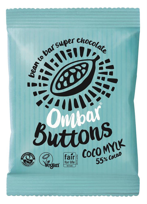 Ombar Dairy Free Coco Mylk Buttons 25g