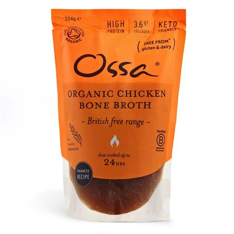 Ossa Organic Free Range Chicken Bone Broth 324ml