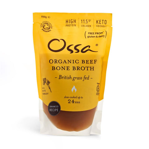 Ossa Organic Grass Fed Beef Bone Broth 500ml