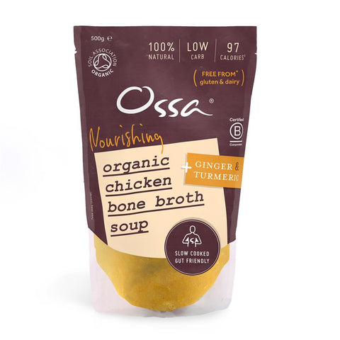 Ossa Organic Ginger & Turmeric Bone Broth Soup 500ml