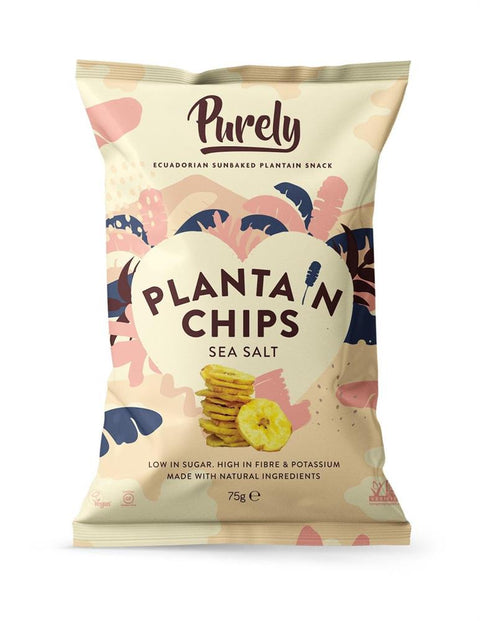 Purely Plantain Chips - Salted 75g