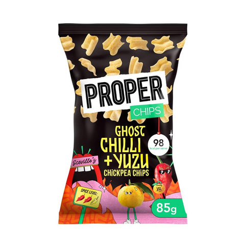 ProperChips Chilli & Yuzu Chickpea Chips 85g