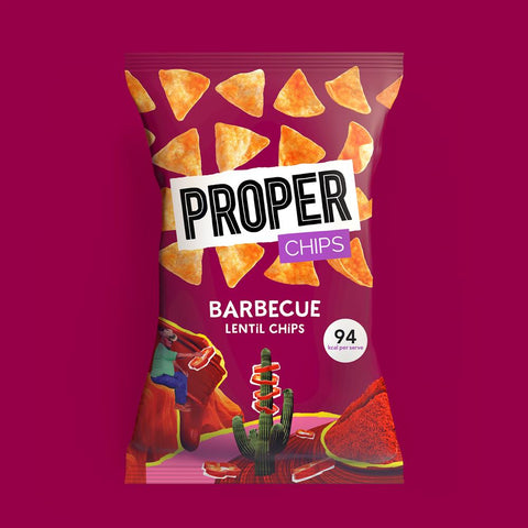 ProperChips Barbeque Lentil Chips 85g