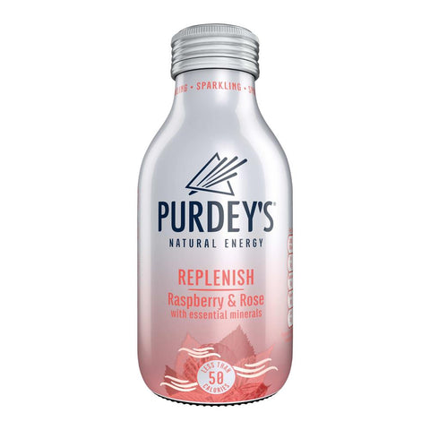 Purdey's Replenish Raspberry & Rose Natural Energy 330ml