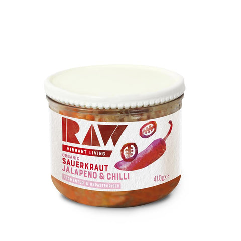 Raw Health Organic Sauerkraut Jalapeno & Chilli 410g