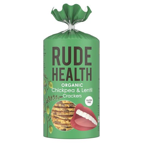 Rude Health Organic Chickpea & Lentil Crackers 120g