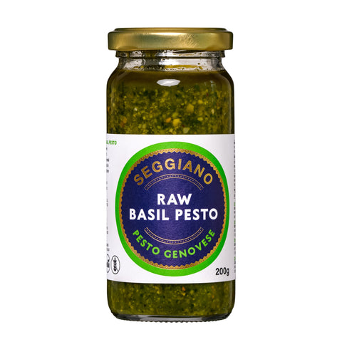 Seggiano Organic Raw Basil Pesto 200gr