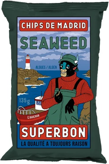 Superbon- GF Seaweed Chips 135gr