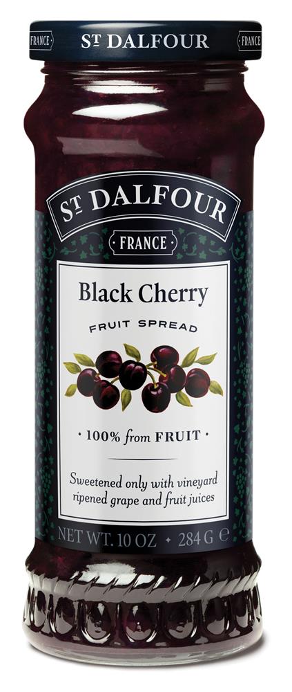 St Dalfour Black Cherry Fruit Spread 284g