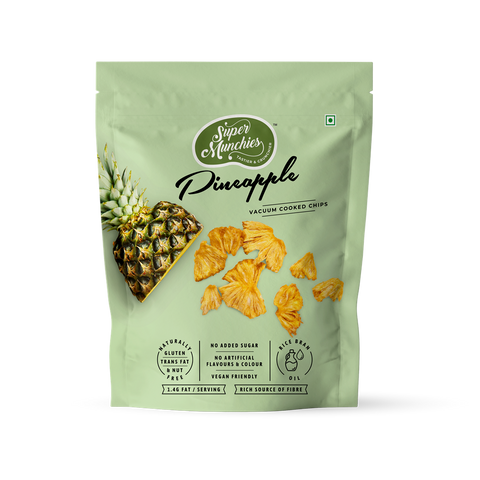 Super Munchies Vacuum Cooked Pineapple Chips 50g