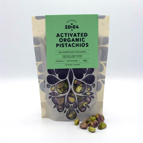 2DiE4 Activated Organic Pistachios 100gr