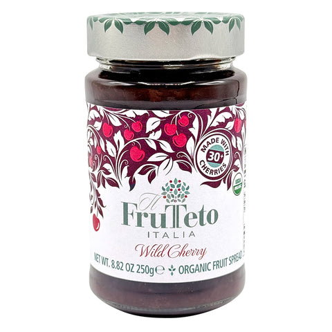 Fruteto 100% Wild Cherry Organic Fruit Spread 250g