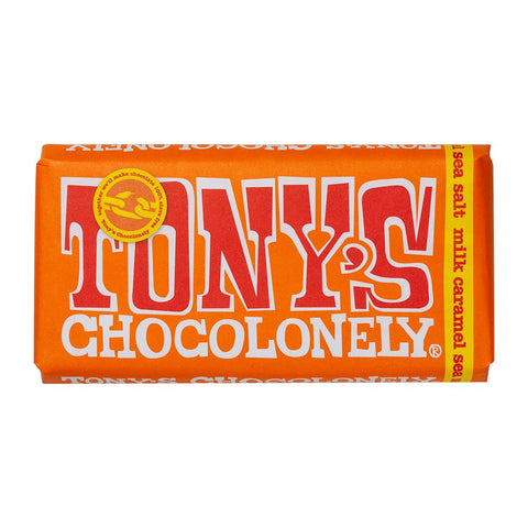 Tony's Chocolonely Milk Chocolate Caramel Sea Salt 32% 180g