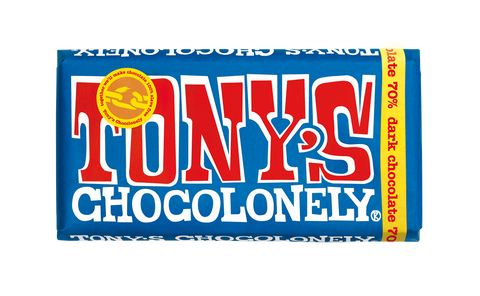 Tony's Chocolonely 70% Dark Chocolate 180g