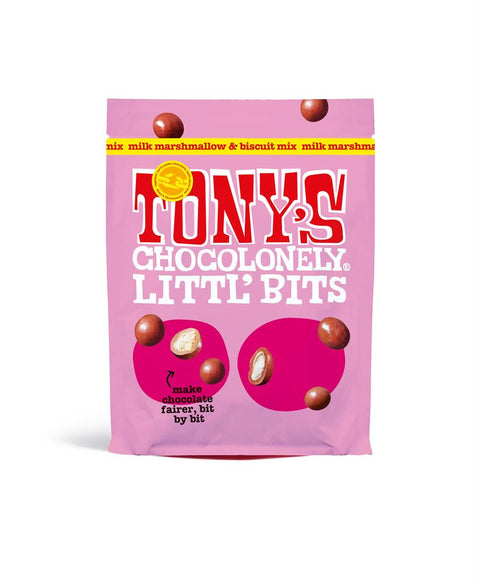 Tony's Chocolonely Littl' Bits Marshmallow & Biscuit 100g