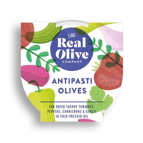 The Real Olive Co Antipasti & Mixed Olives 160g