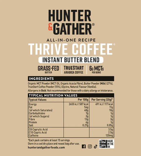 Hunter & Gather Thrive Coffee 300g