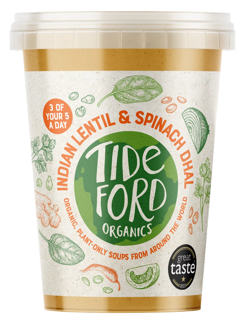 Tideford Indian Lentil & Spinach Dhal