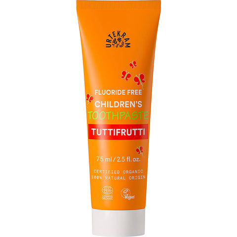 Urtekram Children's Tuttifrutti Toothpaste Fluoride Free