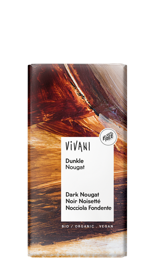 Vivani Dark Nougat Chocolate Vegan Organic 100g