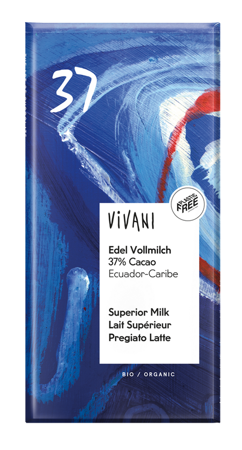 Vivani Milk 37% Chocolate Organic 100g