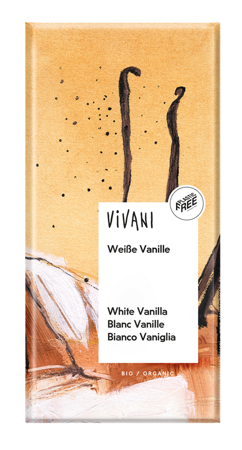 Vivani White Chocolate with Bourbon Vanilla Organic 80g