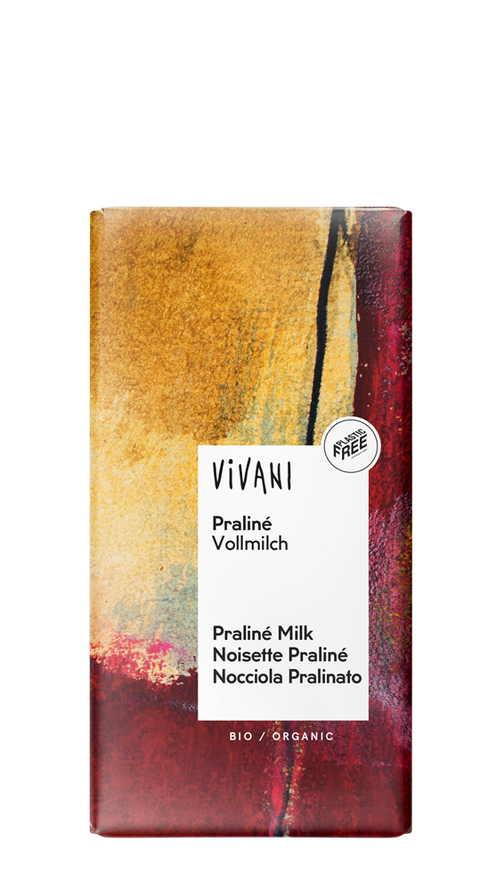 Vivani Praline Milk Chocolate Organic 100g