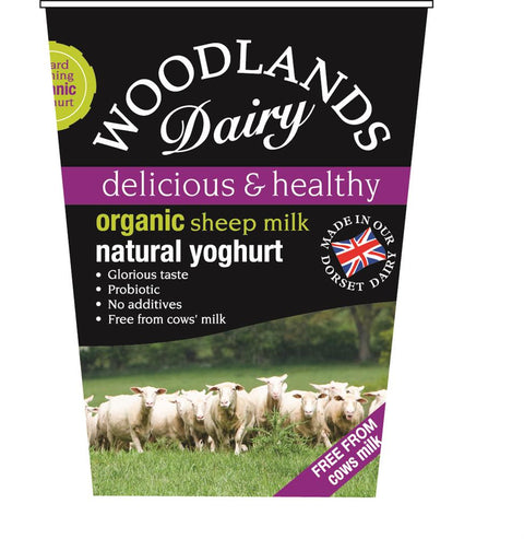 Woodlands Dairy Organic Natural Sheeps Yoghurt 450g