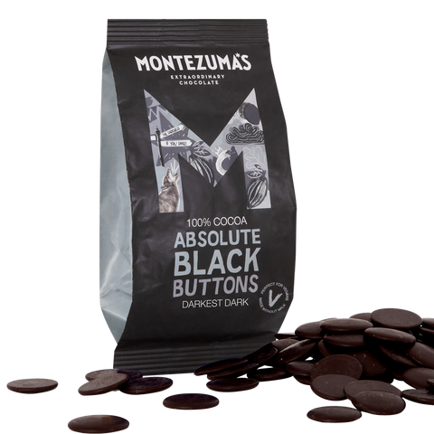 Montezuma's Absolute Black Buttons 180g