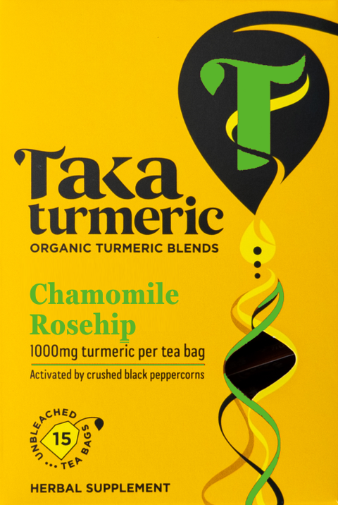 Taka Turmeric Organic Chamomile & Rosehip Tea