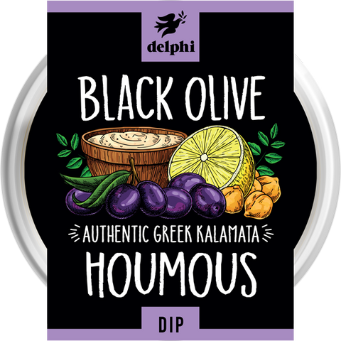 Delphi Black Olive Houmous 170gr