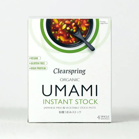 Clearspring Umami Instant Stock - Miso & Vegetable Stock Paste 4x28gr