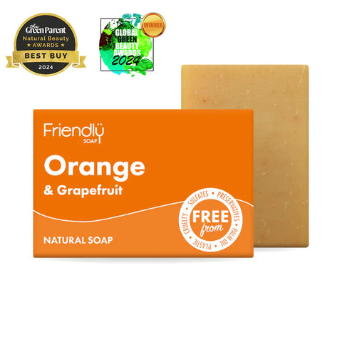 Friendly Orange & Grapefruit Natural Soap