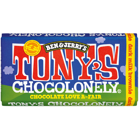 Tony's Chocolonely Dark Milk Brownie 42% 180gr